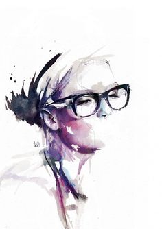Chapter 01 on the Behance Network #illustration #portrait #watercolor #painting
