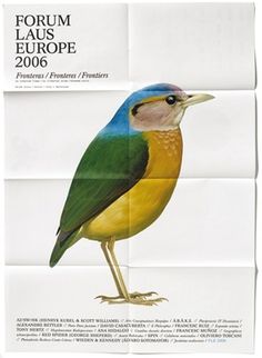 Work: Forum Laus Europe / Poster | Astrid Stavro #beauty #design #graphic #astrid #bird #illustration #minimal #stavro #typography