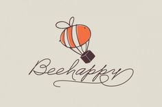 BeeHappy Gift on the Behance Network #happy #branding #design #graphic #bee #gift #corporate #identity #type