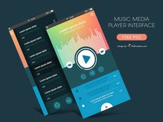 Creative Freebies Mp3 Music Player And App Image Ideas Inspiration On Designspiration