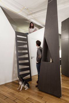 A Small Parisian Apartment with Ingenious Interior Design