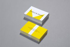Marlo & Isaure by A3 Studio #stationery #branding