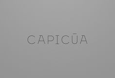 Capicúa by Anagrama #logotype #logo #typography
