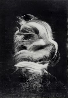 Nicole Coson | PICDIT #abstract #white #black #portrait #art #painting