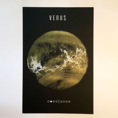 Venus - Barry Abrams #poster #planet #print