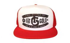 Fat Gold - Clothing on the Behance Network #malta #fatgold #fat #clothing #trucker #nowhere #cap #hat #gold #made #noise
