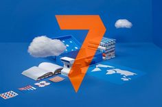7TV Russia Rebranding on the Behance Network #branding