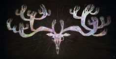 Echo of the Heliosheath - Ken Wong #antlers #illustration #fantasy #skull