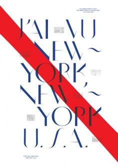 //// Neue / New York ///// #typography #design #graphic #ivan #markovic #poster #york #new