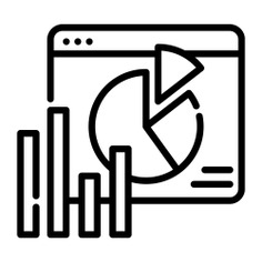 See more icon inspiration related to result, chart, browser, stadistics, business and finance, finance and analysis on Flaticon.