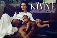 Kim Kardashian and Kanye West by Annie Leibovitz #fashion #photography #inspiration