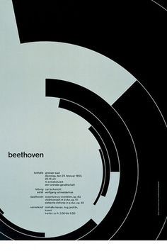 ..Graphically yours #swiss #beethoven #minimal #poster #typography