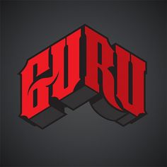 Guru Design Logo Explorations - Guru Design #text #design #block #guru #logo