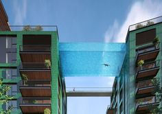Suspended Glass Swimming Pool