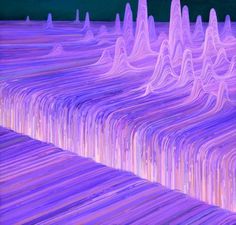 Ave. H Renband #wave #nature #purple #moon #electronic #brendan monroe #canyon #fluid dynamics