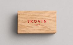 Skovin Gulv on Behance #logo #print #cards #business