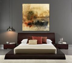 25 nonfigurative paintings – the abstract paintings in the interior #nonfigurative #abstract #painting #paintings