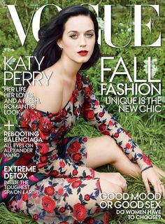 Pop singer-songwriter Katy Perry photographed by Annie Leibovitz and styled by Grace Coddington for American Vogue, July 2013 #fashion #photography #inspiration