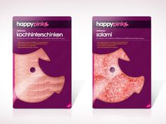 Happy Pink, Cold Cuts (Concept) on Packaging of the World Creative Package Design Gallery #packaging #burnetts #dairy