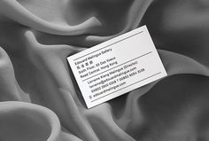 Edouard Malingue Gallery by Lundgren+Lindqvist #business #card