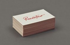 Raconteur | Christian Bielke #business #branding #print #identity #stationery #cards