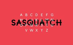Sasquatch on Behance #rsterwt