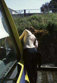 this isn't happiness™ (Morning commute, Lloyd Stubber), Peteski #train #girl #photo #ride #back