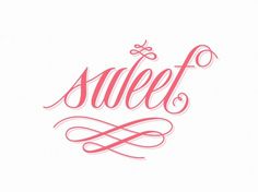 The Phraseology Project - sweet #inspiration #lettering #pink #design #illustration #type #typography