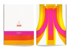 art of the arcade, Art of the Arcade, a site dedicated to showcasing the lost graphic design and illustration work from the golden era of vi #retro #atari #cover #video #collateral #game #brochure