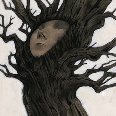 Edward Kinsella Illustration: Yūgen at Ghostprint Gallery #illiustration