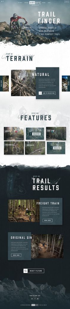 Dirtdays Trail Finder Concept