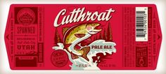 Uinta Brewing Co. Label Redesign: Cutthroat « The Tenfold Collective Blog #packaging #beer #tenfold #label