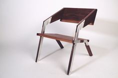 Yaakov Lyubetsky - Construct: Lounge Chair #chair #design #constructivism #wood #furniture #metal #lounge
