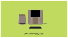 Illustrations Of Every Single Macintosh Computer Ever Created DesignTAXI.com #apple #minimalistic #illustration #imac #mac