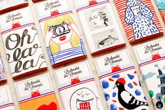 Chocolat des Francais #chocolet #packaging #sweet #illustration #french