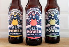 Will Power Pale Ale by Studio Epitaph #ale #illustration #beer #craftbeer #power #textures #beard #moustache #weight