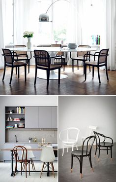 thonet bentwood chairs #interior #chair #design #decor #deco #decoration