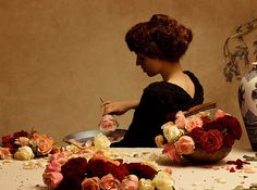 Scenography and Contemporary Photography by Brassesco and Passi | Hi Fructose Magazine #woman #flowers