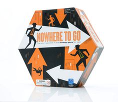 Nowhere to go #hexagon #packaging #board #illustration #arrow #game #character #toy