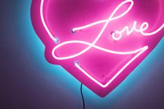 Love Glows Neon sign by Carose Le be.net/carosele