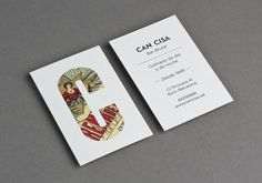 Can Cisa grocer's shop #business #card #typography #siento #lo