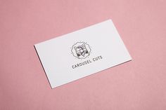Carousel Cuts Business Card by High Tide NY #branding #icon #hightide #hightidedesign #identity #hightidecreative #stationery #emblem