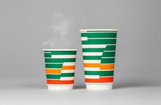 BVD – 7-Eleven #coffee #eleven #stripes #cup