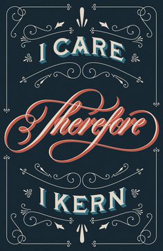 View the typography poster design #type #kern