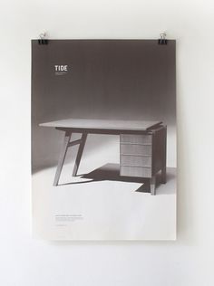 Drew Coughlan—Tide #oak #print #design #american #desk #tide #molino