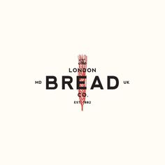 London Bread co #london #logo #type #bread #typography