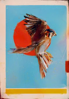 Flying Birds #birds #illustration #painting