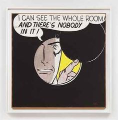 Roy Lichtenstein (1923-1997) | I Can See the Whole Room!...and There's Nobody in it! | Post-War & Contemporary Art Auction | 20th Century, Painti #see #i #1961 #whole #the #painting #lichtenstein #artist #can #room