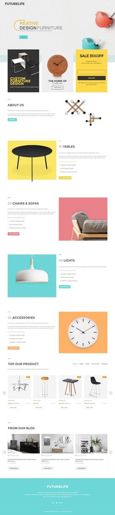 Futurelife – Clean style Ecommerce
