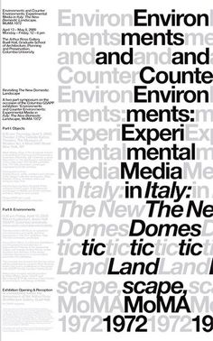 env and counter (mtwtf) #typography #poster